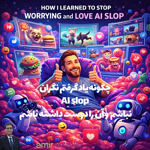 چگونه یاد گرفتم نگران AI slop نباشم و آن را دوست داشته باشم