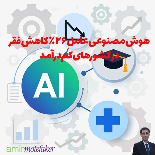هوش مصنوعی عامل ۲۶٪ کاهش فقر در کشورهای کم‌درآمد، تمرکز روی آموزش و بهداشت