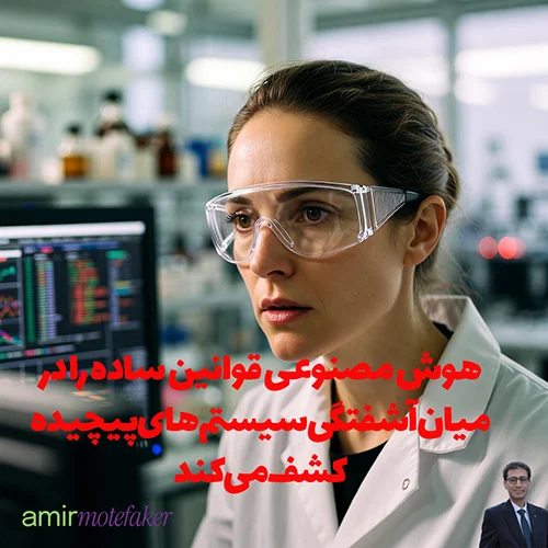 هوش مصنوعی قوانین ساده را در میان آشفتگی سیستم‌های پیچیده کشف می‌کند