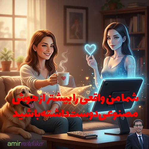 شما من واقعی را بیشتر از AI دوست داشته باشید