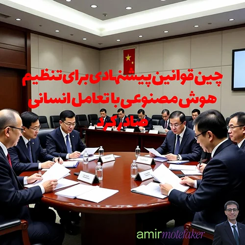 چین قوانین پیشنهادی برای تنظیم AI با تعامل انسانی صادر کرد
